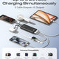 20000mAh Power Bank Fast Charging, Portable Charger with 4 Built-in Cables & 6 Outputs, 20W PD USB C Battery Pack Compatible with iPhone 16/15, Galaxy, Android, iPad & More (Travel Essential)