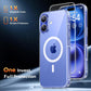 TAURI for iPhone 16 Case, Compatible with MagSafe, with Screen Protectors, Anti-Yellowing Military-Grade Protection, Shockproof Slim Magnetic Phone Case for iPhone 16 6.1", Clear