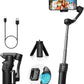hohem iSteady X3 SE Plus Gimbal Stabilizer for iPhone, 3-Axis Phone Gimbal with Detachable Remote Control, Extendable Rod, 11-Hour Battery, Portable Foldable Stabilizer for Video Recording