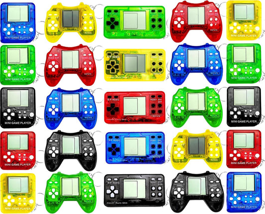 12 Pcs Video Game Party Favors for Kids, Mini Video Game Keychain as Return Gifts for Birthday Party, Classroom Prizes, Goodies Bags Stuffer