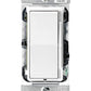 Leviton Decora Slide Dimmer Switch for Dimmable LED, Halogen and Incandescent Bulbs, DSL06-1LZ, White with Ivory and Light Almond Faceplates