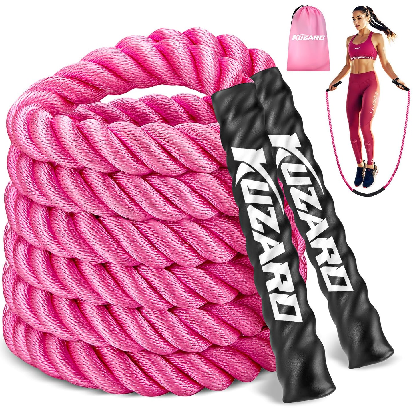 Jump Rope, Weighted Jump Rope for Women, Heavy Jump Ropes for Fitness, Home Gym Exercise Equipment, Adult Skipping Rope for Improve Strength, Weight Loss, Boxing Training,Total Body Workout Equipment