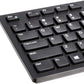Wired QWERTY Keyboard, Full-Sized, Black