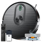Robot Vacuum and Mop, 6500Pa Suction, 2 in 1 Robotic Vacuum with Gyro Inertial Navigation, 200 Min Runtime, App/Remote/Voice Control, Ideal for Pet Hair, Hard Floor, Carpet