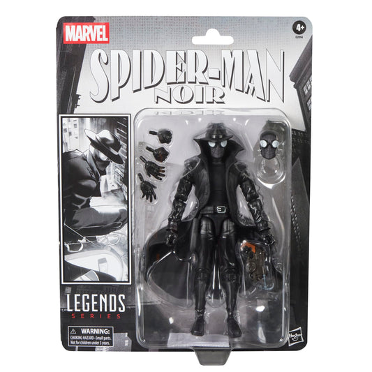 Marvel Legends Series Spider-Man Noir, Retro Cardback Spider-Man Comics Collectible 6-Inch Scale Action Figure ( Exclusive)