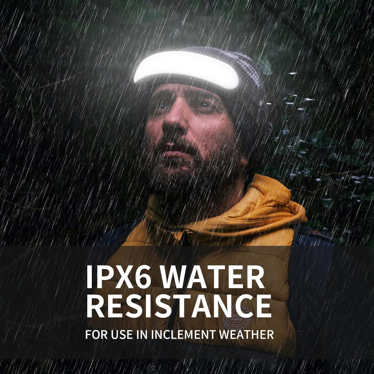 Headlamp Rechargeable PRO+,7500mAh 1500 Lumen Super Bright 230°Beam LED Head Lamp,Head Lights for Forehead,3 Modes,IPX6 Headlamps for Adults Camping/Mechanic/Hard Hat