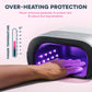 SUNUV SUN3 Professional UV Light for Gel Nails, LED Nail Lamp for Gel Polish with 4-Timer and Sensor, 39 PCS LED Beads, UV Dryer for Salon Home Gift for Woman Mom Girl