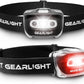 LED Headlamp 2-pack Battery Powered (AAA) | Head Lamp for Running Hunting Camping Fishing Hiking with Red Light and Adjustable Headband - Bright Forehead Headlamp 7 Modes (Batteries Not Included)