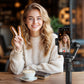 hohem iSteady X3 SE Gimbal Stabilizer for iPhone, Phone Stabilizer with Detachable Remote Control, Portable Foldable 3-Axis Phone Gimbal for Android & iPhone 16 15 Pro Max, Ideal for Travel Vlogging