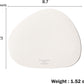 Mouse pad, Non-Slip Washable Waterproof Computer Mouse pad (Vanilla Cream)