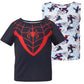 Disney Marvel Spiderman Stitch Star Wars Mickey Boy T-Shirt & Tank Set 2-9Y | Summer Athletic Shirt,Graphic Tank Top Shirt & Tee 2Pcs Cars Mcqueen Short & Sleeveless,Captain America Iron Man Kid Clothes