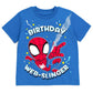 Marvel Spider-Man T-Shirt Toddler to Big Kid | Birthday Shirt, 100 Days of School, Big Brother and Big Sister, 100% Cotton, Crewneck Style, Short Sleeve, Breathable Fabric