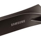SAMSUNG BAR Plus 3.1 USB Flash Drive, 128GB, 400MB/s, Rugged Metal Casing, Storage Expansion for Photos, Videos, Music, Files, MUF-128BE4/AM, Titan Grey