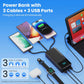 Portable Charger 50800mAh Power Bank with 3 Built in Cables,25W PD QC4.0 Fast Charging USB C Battery Pack,6 Outputs 2 Inputs Travel Essentials Portable Phone Charger for iPhone 17/16/15,Google,Android