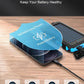Solar Charger, 38800mAh Solar Power Bank, Waterproof External Backup Battery Power Pack with USB C Input/Output/LED Flashlights Compatible with iPhone, Samsung, iPad, Suitable for Outdoor, Camping