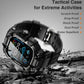 ULTIMAL Rugged Case with Band for Apple Watch 49mm,Compatible with Apple Watch Ultra 3/2/1, Military Grade Shockproof Bumper Cover for iWatch Tactical Band Men (Black, 49mm)