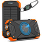 BLAVOR Solar Power Bank 10,000mAh Portable Wireless Charger for Cell Phones