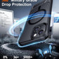 Temdan Compatible with iPhone 14 Case/iPhone 13 Case,[Built-in Invisible Kickstand][Compatible with MagSafe][Military Grade Shockproof] Slim Translucent Matte Phone Case for iPhone 14/13 6.1"