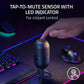 Razer Seiren V3 Mini USB Microphone: Condenser Mic - Supercardioid Pickup Pattern - Tap-to-Mute Sensor with LED Indicator - Shock Absorber - Ultra Compact - PC, Discord, OBS Studio, XSplit - Black