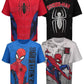 Marvel Spider-Man 4 Pack Pullover T-Shirts Toddler to Big Kid