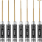 Professional RC Titanium Plated Ti Coated Hex Screwdriver Set - 7PCS Precision Hexagon Allen Kit (0.9-3.0mm) for RC Car, Drone, Helicopter, Durable RC Tool Kit