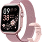 Smart Watches for Women (Android/iPhone), 1.83" HD Smart Watch with Calls/Messages/Notifications, Sleep/Heart Rate/SpO2/Blood Pressure Monitor, 110+ Sports Modes Fitness Tracker Watch, 1000mAh Battery
