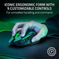 Razer Basilisk V3 X HyperSpeed Customizable Wireless Gaming Mouse: Mechanical Switches Gen-2-5G Advanced 18K Optical Sensor - Chroma RGB 9 Programmable Controls 535 Hr Battery Classic Black