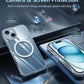 FNTCASE for iPhone 15 Case Clear: iPhone 14/13 Case Magnetic Phone Cases with Screen Protector Compatible with Magsafe Slim Anti Yellowing Rugged Protective Transparent Cell Cover (A-Clear)