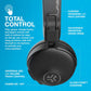 JLab Studio ANC On-Ear Wireless Headphones, Black, 34+ Hour Bluetooth 5 Playtime, 28+ Hour with Active Noise Cancellation, EQ3 Custom Sound, Ultra-Plush Faux Leather & Cloud Foam Cushions