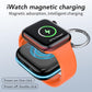 HUOTO Portable Charger for Apple Watch,Wireless Magnetic iWatch Charger 1200mAh Power Bank Travel Keychain Accessories Smart Chargers for Apple Watch Series 11/10/9/8/7/6/SE/5/4/3/2/1/UItra/UItra 2