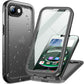 Cozycase TOP Military Protective IP68 Waterproof Case for iPhone 16e/iPhone 17e Heavy Duty 360 Shockproof Full Body with Screen Camera Protector Double Dustproof Hard Tough Front Back Cover Black