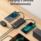 VEEKTOMX 10000mAh Portable Charger with Built-In Cables – Fast USB-C Power Bank for iPhone & Samsung