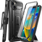 SUPCASE for iPhone 14 Case with Stand & Belt-Clip (Unicorn Beetle Pro), [Built-in Screen Protector] [Military-Grade Drop Protection] Heavy Duty Rugged Phone Case for iPhone 14 / iPhone 13, Black
