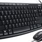 Logitech MK200 Media Combo Wired Keyboard and Mouse, Full-Size Keyboard with Easy-Access Media Controls, High-Definition Optical Mouse, Plug and Play USB Connection – Black