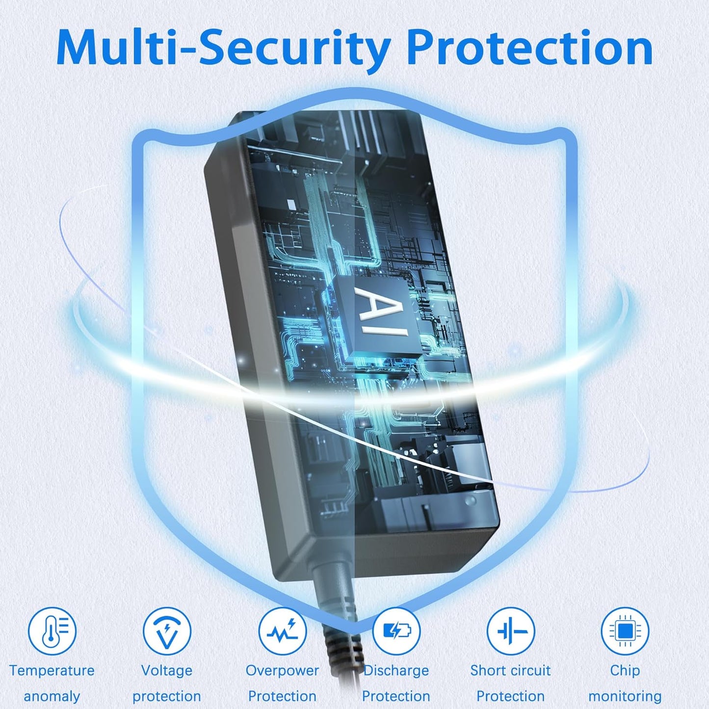 VJYUIJAY Universal 65W USB C Laptop Charger Compatible with HP chromebook Lenovo Dell Acer Asus Samsung Google Computer Type C Power Adapter