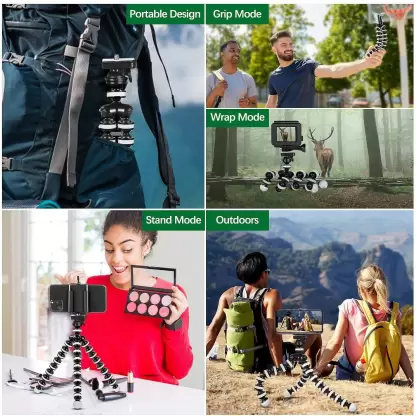 Flexible Foldable Portable Universal Gorilla Tripod