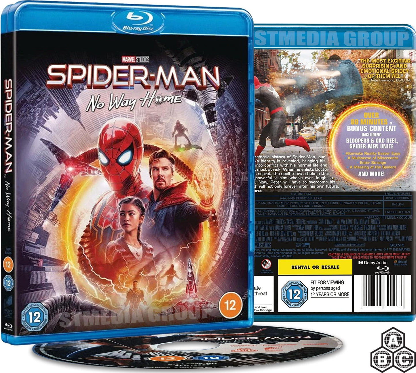 Spider-Man: No Way Home (Bonus Content / Special Features) [Blu-ray] [Region Free]