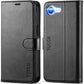 TUCCH Wallet Case for iPhone 17e/16e, [RFID Blocking] 4 Card Holder Kickstand [Shockproof TPU Inner Case] PU Leather Magnetic Closure Protective Cover for iPhone 17e 2026/16e 2025 6.1", Black