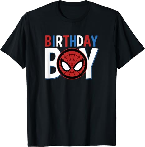 Marvel Avengers Classic Spider-Man Birthday Boy T-Shirt