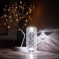 Crystal Rose Lamp IMAGE 2