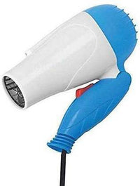1000 Watts Foldable Hair Dryer for Man and Women, Multicolor , Professional Mini dryer