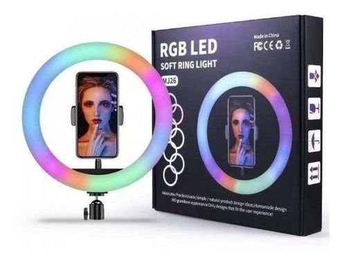 Professional Multicolored Ring Light with Mobile Mount