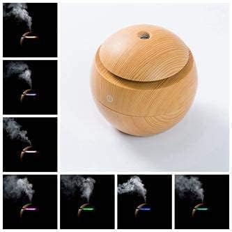Wooden Cool Mist Humidifiers Essential Oil Diffuser Aroma Air Humidifier with Colorful Change for Car, Office, Babies, humidifiers for Home, air humidifier for Room (humidifire)
