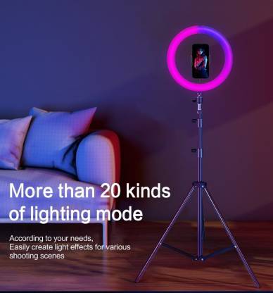 LED RGB Ring Light with Stand