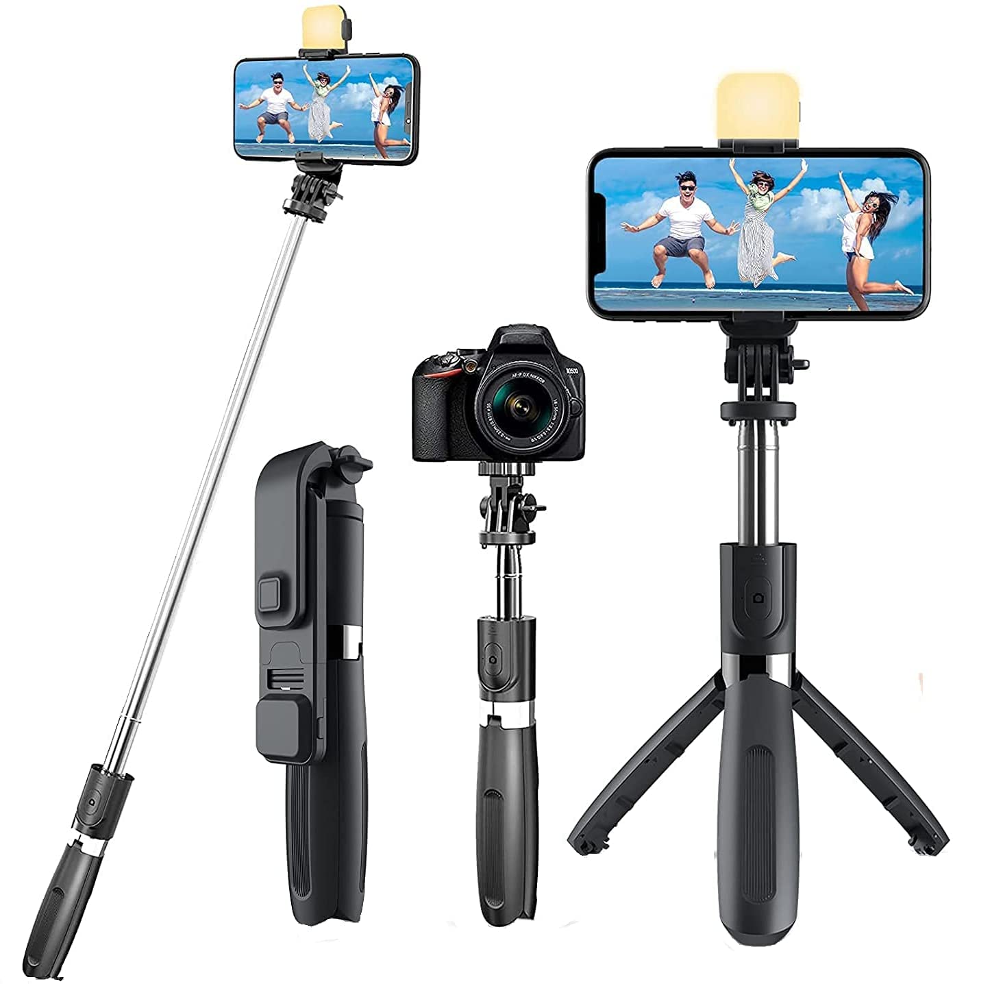 R1s Bluetooth Selfie Sticks with Remote