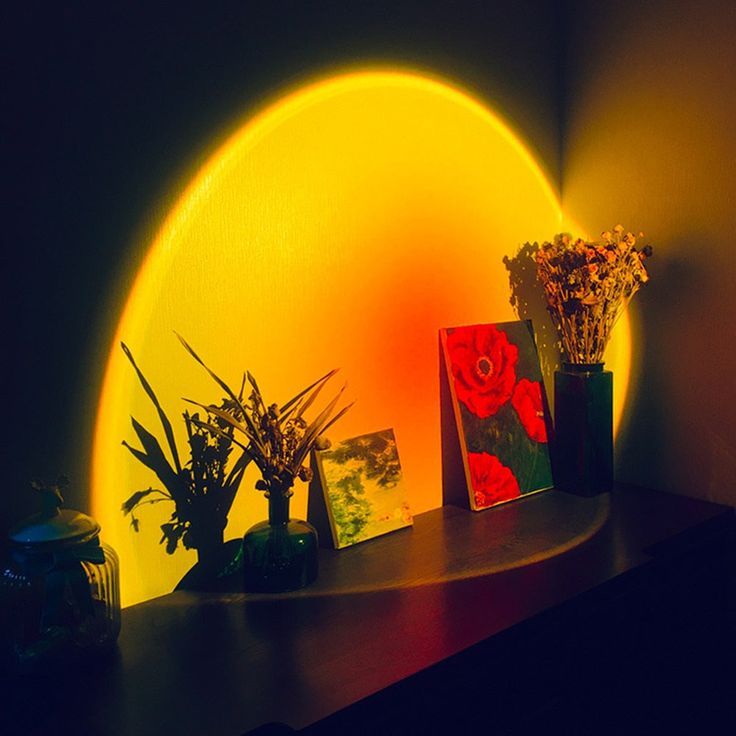 Sunset lamp Colors Changing Atmosphere Night Light